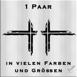 Sweden Kreuz Aufkleber 1 Paar. Jetzt Bestellen!✅