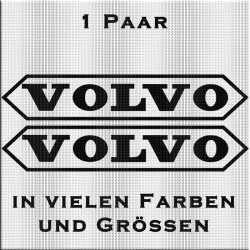 chrom Volvo Schriftzug Aufkleber Decal Tamiya Volvo